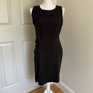 Greylin Crepe Black Dress
